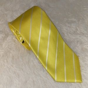 SCOTT ALLAN Collection Yellow & White Tie
